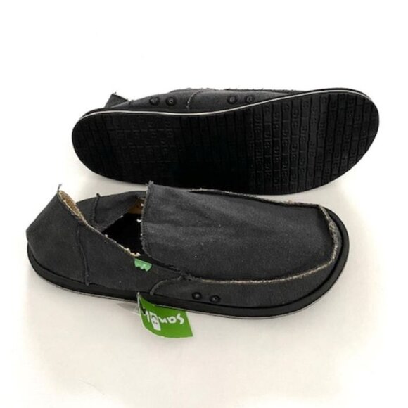 Sanuk SMF1001L Vagabond Big & Tall Slip On Shoes Charcoal